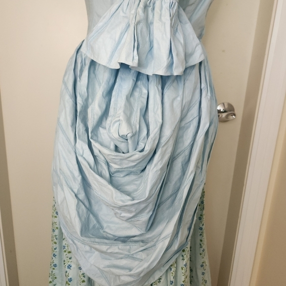 Antique Colonial Fronteer Floral Dress - Picture 8 of 15